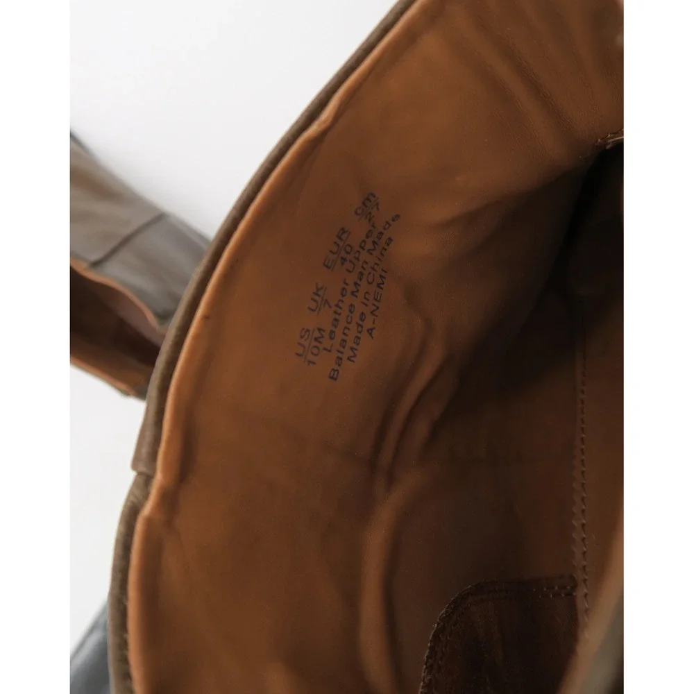 Sarto by Franco Sarto A-Nemi Olive Brown‎ Leather Ankle Boots Women 10M
